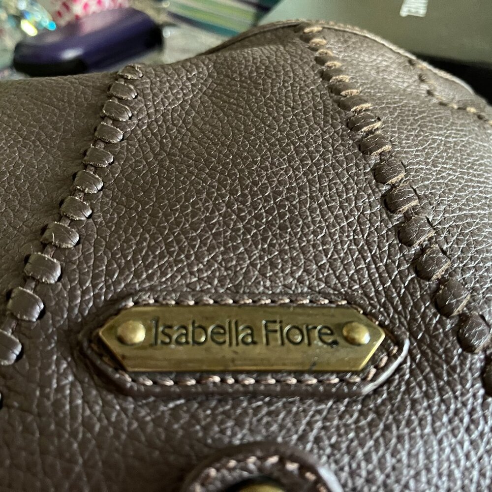 Brown Leather ISABELLA FLORE purse.